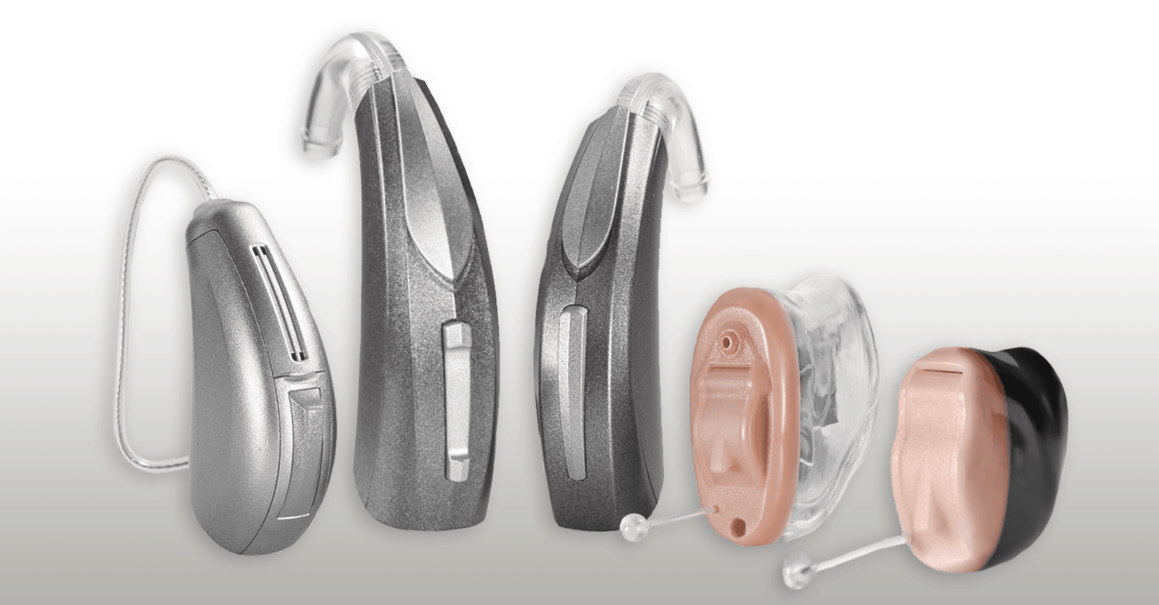 various hearing aid types