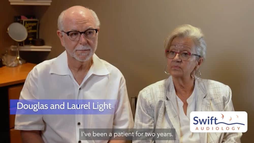 Patient Testimonial – Douglas & Laurel L share why they trust Swift Audiology - YouTube