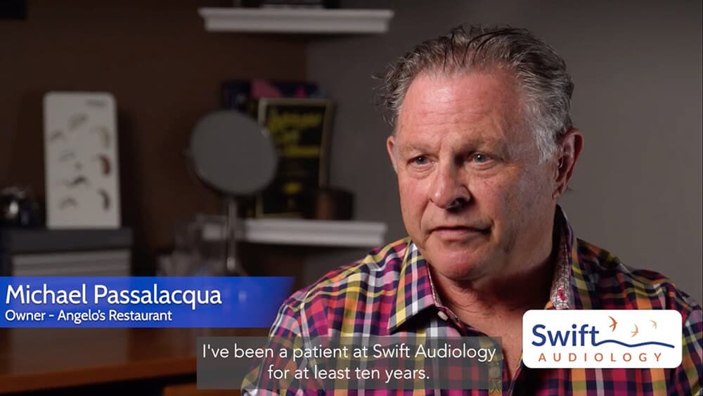 Patient Testimonial – Michael P describes how Swift Audiology’s reputation put him at ease - YouTube